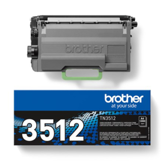 Brother TN-3512 tonercartridge zwart extra hoge capaciteit TN-3512 051080 - 1