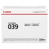 Canon 039 toner zwart (origineel) 0287C001 017274