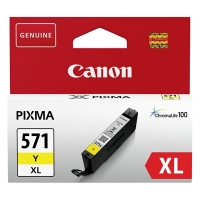 Canon CLI-571Y XL inktcartridge geel hoge capaciteit 0334C001 0334C001AA 017256 - 1