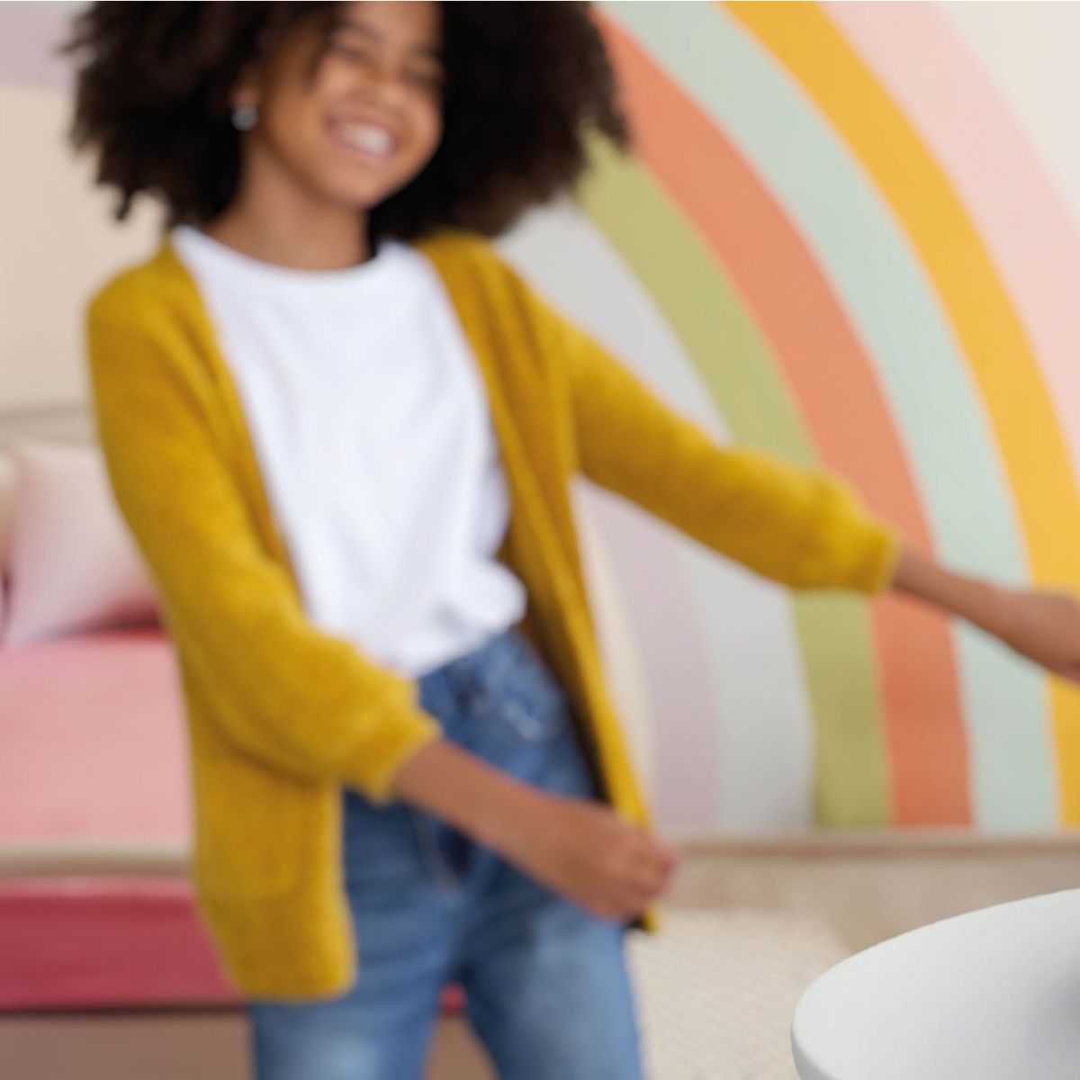 Canon MegaTank-printer Lachend jong meisje